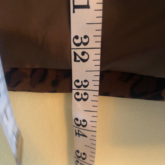 Leopard Print Trench Coat by Size 6 - Picture 14 of 15